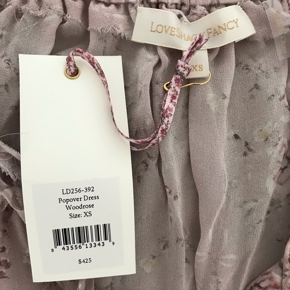 ‼️SOLD‼️ LoveShackFancy Popover Dress in Woodrose - Picture 5 of 6